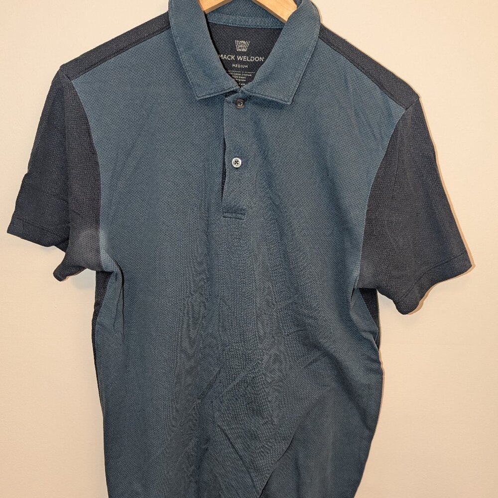 Men's Mack Weldon Blue Polo